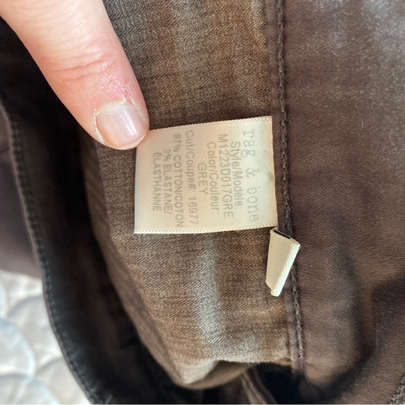 Rag & Bone Gray Slim Jeans Washed Finish - 31 - Picture 12 of 12